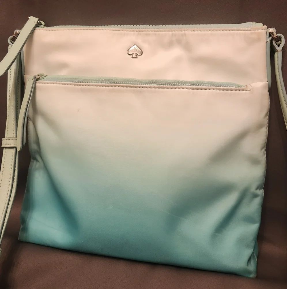 Kate Spade Jae Degrade Flat Crossbody Fiji Green